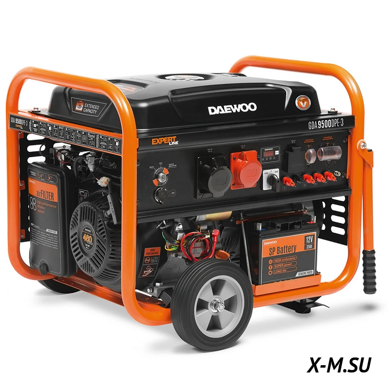 Генератор бензиновый DAEWOO GDA 9500DPE-3 Генератор бензиновый DAEWOO GDA 9500DPE-3