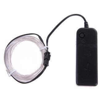 Нить светодиодная (D2.3мм, L-2м, 60LED) 3V (цв. красный)