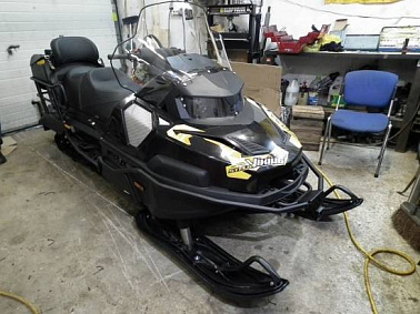 Бампер для снегохода STELS Viking в комплекте с защитой днища ЧЕРНЫЙ S800 8407004