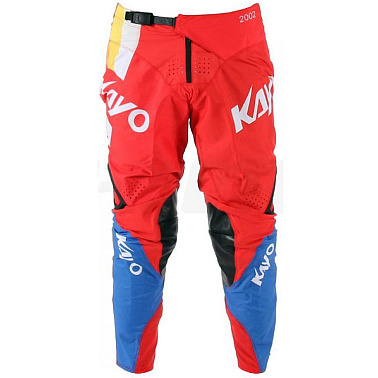 Брюки для мотокросса детские KAYO красные/синие