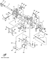 Струбцина (часть 1) 4-Х ТАКТНОГО ПЛМ YAMABISI F9.9BMS