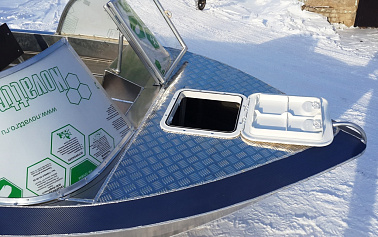 Алюминиевая моторная лодка Тактика-390