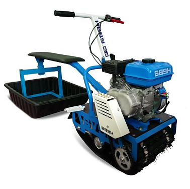 Мотобуксировщик НЕВА МС-1-YA (MX200) с санями и сиденьем