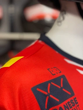 Джерси мотокросс HETOSHI TECHNO TYPE-1 цв, Красно-желто-черный р.XL