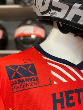 Джерси мотокросс HETOSHI TECHNO TYPE-1 цв, Красно-желто-черный р.M