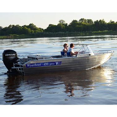 Алюминиевый катер WYATBOAT-490 Pro