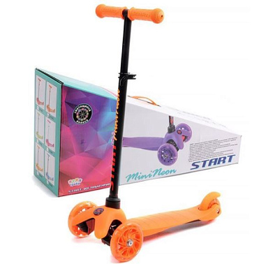 Самокат 3-х кол. 120мм Slider колеса светятся SS1NO