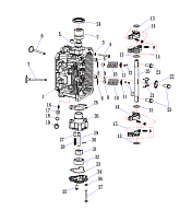 Головка цилиндров 4-Х ТАКТНОГО ПЛМ HIDEA F30FEL-T