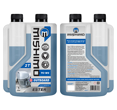 Масло моторное 2T MISHIMO OUTBOARD ESTER (для лодочных моторов) 1л. ММ1201-01