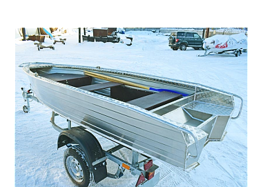 Алюминиевая моторная лодка WYATBOAT-390P