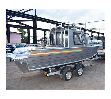 Алюминиевый катер WYATBOAT-660 Cabin