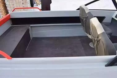Алюминиевый катер WYATBOAT Неман-500 DC водомёт
