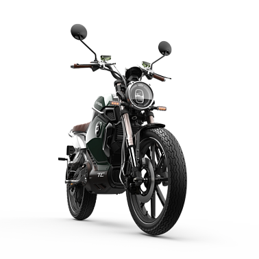 Электромотоцикл WHITE SIBERIA SUPER SOCO TC (Зеленый)