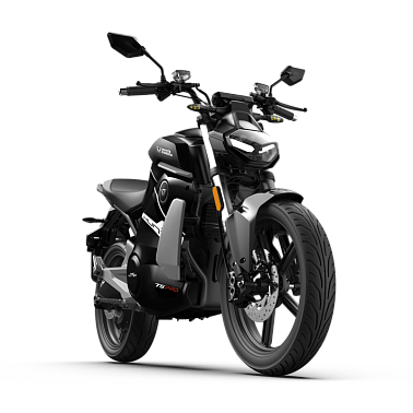 Электромотоцикл WHITE SIBERIA SUPER SOCO TS STREET HUNTER PRO (Черный)