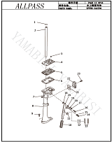 Дейдвуд 2-Х ТАКТНОГО ПЛМ YAMABISI T2.6BMS