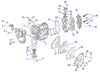 Двигатель 2-х тактного ПЛМ HIDEA 30F