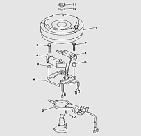 Генератор 2-Х ТАКТНОГО ПЛМ YAMABISI T9.9-15BMS