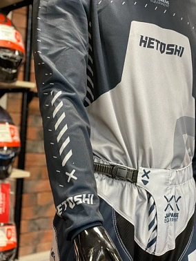 Джерси мотокросс HETOSHI DEMURE TYPE-2 цв, Серо-черный р.XXL