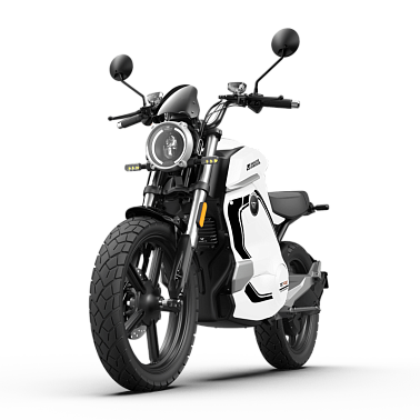 Электромотоцикл WHITE SIBERIA SUPER SOCO TC WANDERER PRO (Белый)