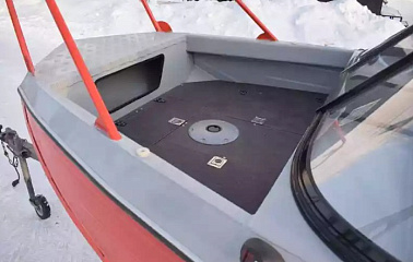 Алюминиевый катер WYATBOAT Неман-500 DC водомёт