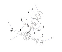 Поршневая 2-Х ТАКТНОГО ПЛМ PARSUN T3.5BM