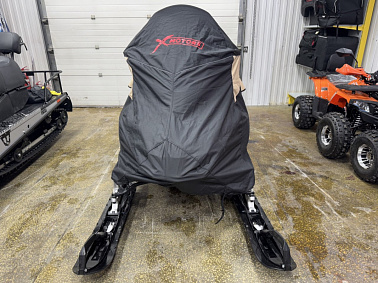 Чехол транспортировочный для снегохода AODES Snowcross с лого X-Motors Цв. Черно-песочный