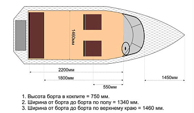 Алюминиевый катер WYATBOAT-460Pro
