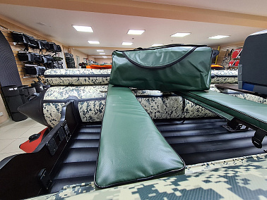 Комплект мягких накладок с сумкой для лодо 110*20 зеленый