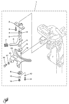 Румпель (часть 2) 4-Х ТАКТНОГО ПЛМ YAMABISI F9.9BMS