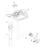 Рулевой кронштейн 2-Х ТАКТНОГО ПЛМ PARSUN T30FW