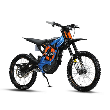 Электромотоцикл WHITE SIBERIA SUR-RON X Light bee 6000W 60V40AH (синий)