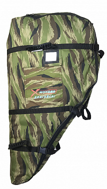 Сумка на лодочный мотор ПЛМ 2Т 9,9-15 (4Т 6-8) камуфляж с логотипом "X-Motors"