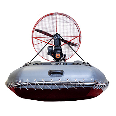 Лодка Бурлак 380 НДНД с аэроустановкой поворотной 15 л.с.