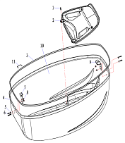 Колпак 2-х тактного ПЛМ HIDEA 40F