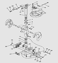 Кронштейн 2-Х ТАКТНОГО ПЛМ YAMABISI T40BWS