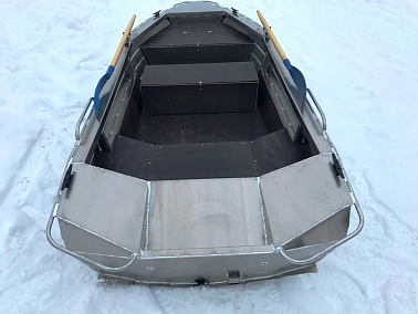 Алюминиевая моторная лодка Тактика-390РМ