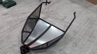 Комплект защиты днища на снегоход ЕРМАК STELS с установкой