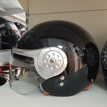 Шлем открытый YM-611 "YAMAPA", (типа "крутой пилот" контурный визор) (NEW !!!)