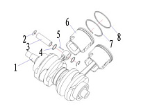 Поршневая 2-Х ТАКТНОГО ПЛМ PARSUN T50A FW