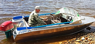 Алюминиевая моторная лодка Тактика-450