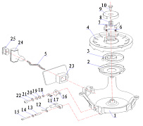Стартер 2-х тактного ПЛМ HIDEA 9,8F