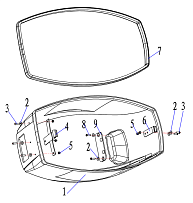 Колпак 2-Х ТАКТНОГО ПЛМ HIDEA HD20FHS