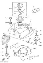 Топливный бак 4-Х ТАКТНОГО ПЛМ YAMABISI F2.5BMS