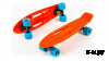 Скейтборд KROSTEK 22 пластик PC22 #2 оранжевый