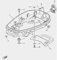 Поддон 4-Х ТАКТНОГО ПЛМ YAMABISI F5BMS