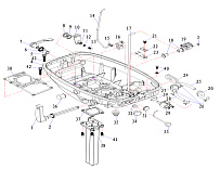 Нижний корпус 2-х тактного ПЛМ HIDEA 9,8F
