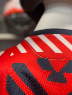 Джерси мотокросс HETOSHI TECHNO TYPE-1 цв, Красно-желто-черный р.XXL