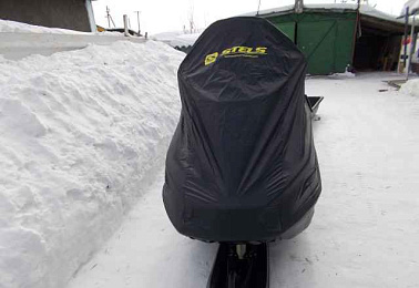 Чехол защитный для снегохода (КОРОТКАЯ БАЗА )Ермак (S), черный (транспортировка) 