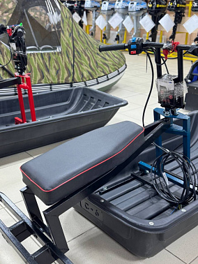 Модуль толкач IKUDZO TERRAIN  (600 гусеница, усилен, с подогревом ручек) Цв. Черно-синий