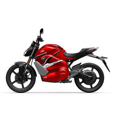 Электромотоцикл WHITE SIBERIA SUPER SOCO TS STREET HUNTER PRO (Красный)